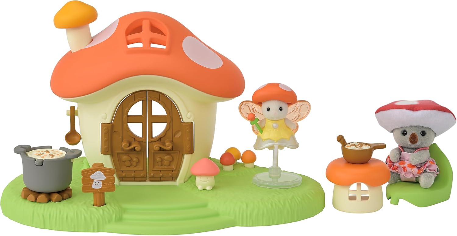 Sylvanian Families Kit Loja das Fadas de Cogumelo - Colecionavel - Hinoki