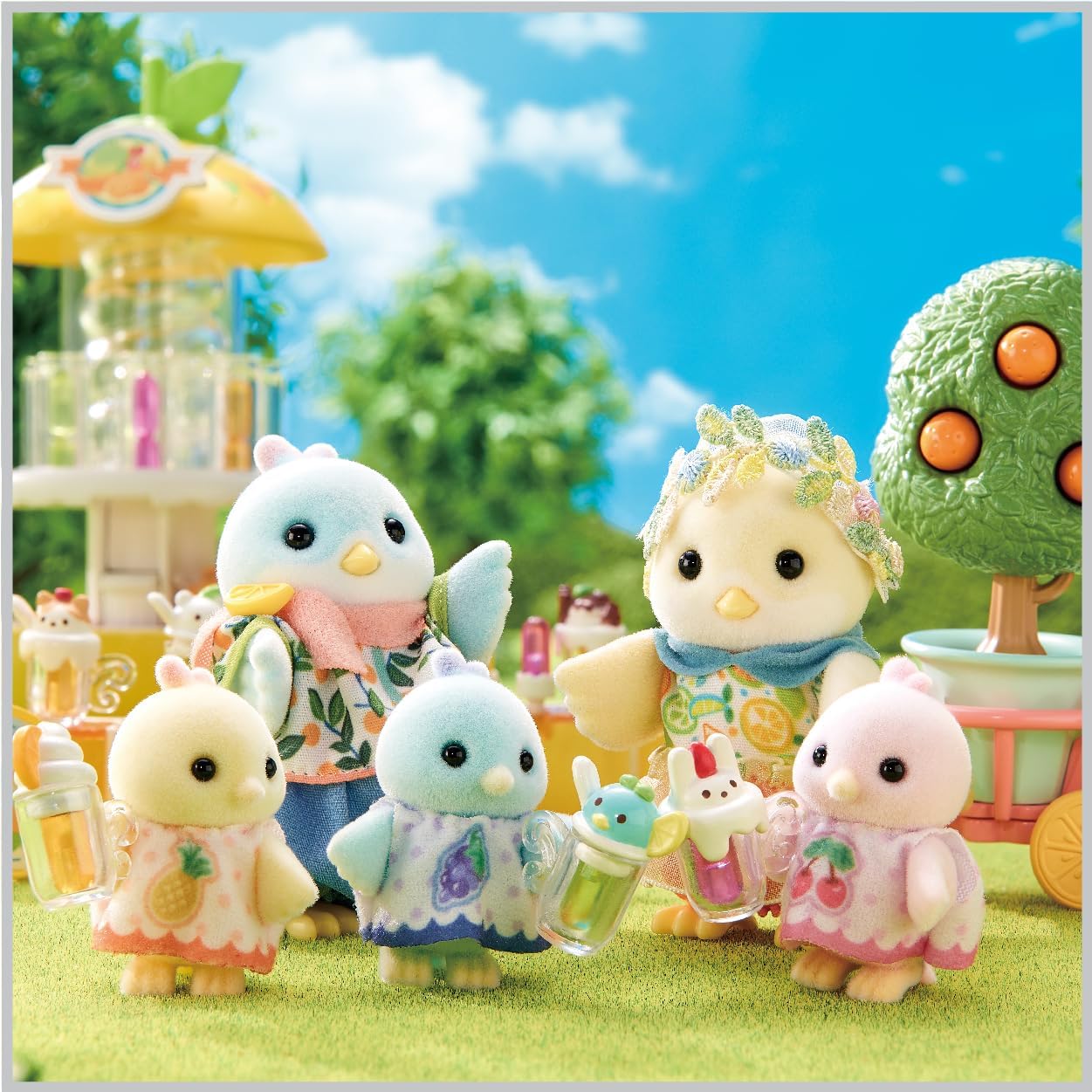 Sylvanian Families Kit Passaros Citricos - Colecionavel - Hinoki