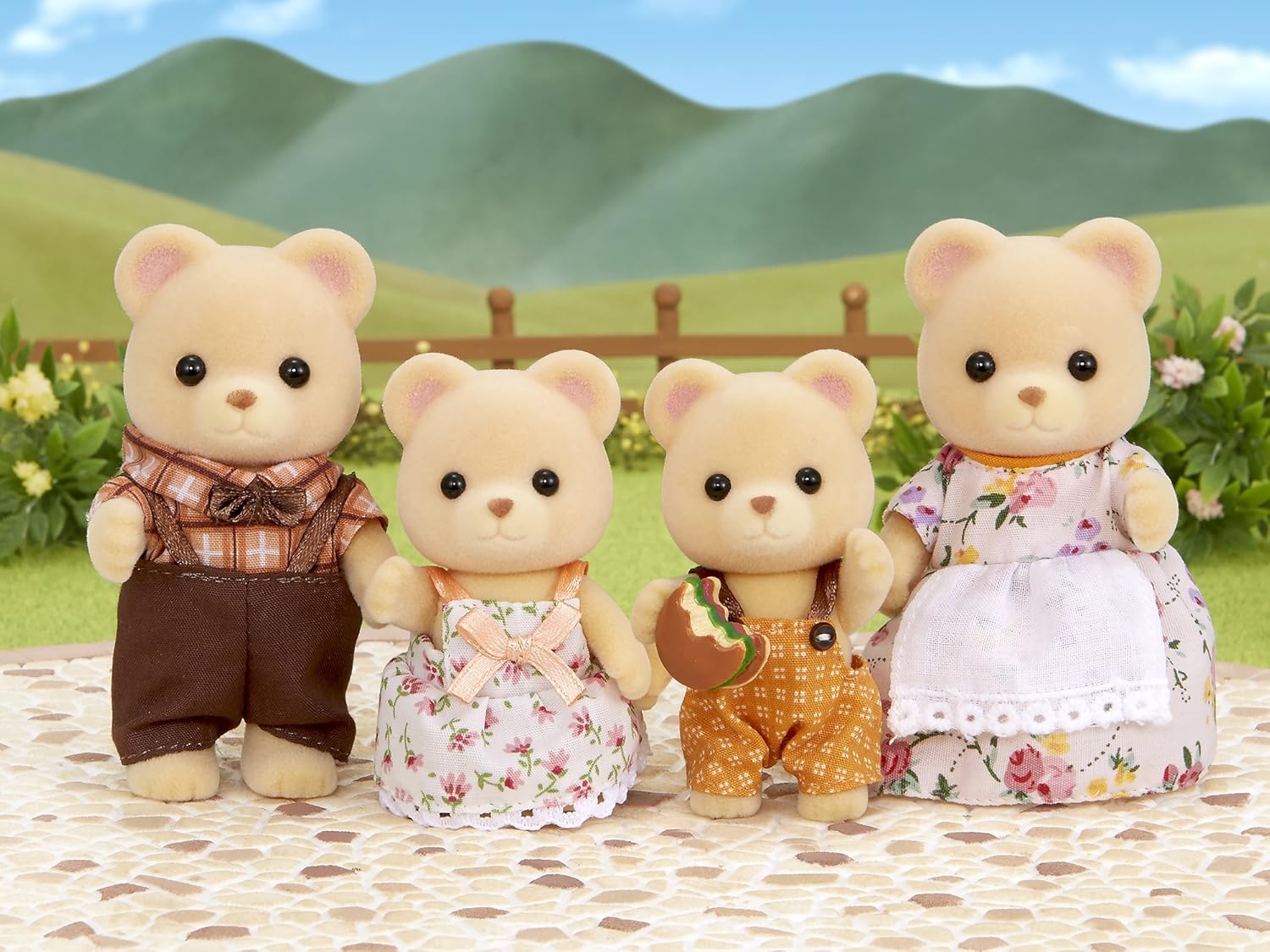 Sylvanian Families Familia dos Ursos - Colecionavel - Hinoki