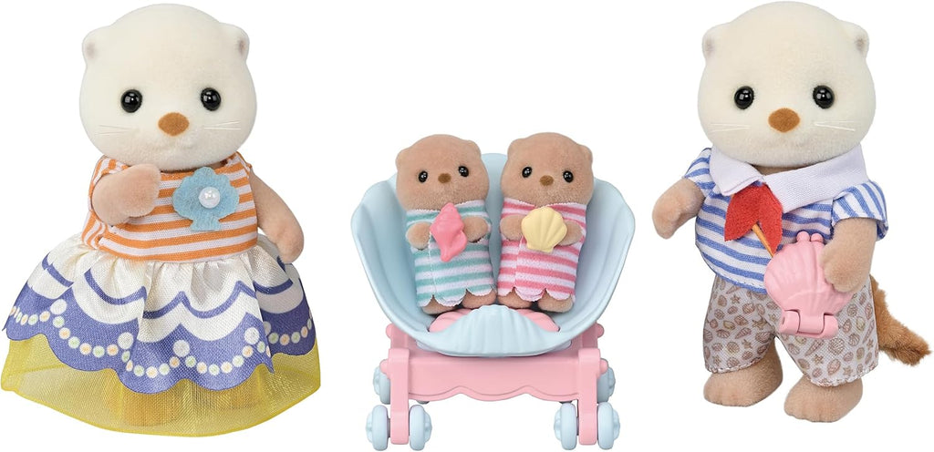 Sylvanian Families Familia das Lontras - Colecionavel - Hinoki