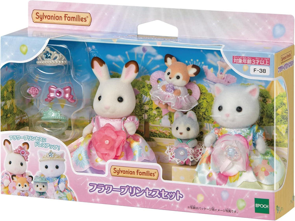 Sylvanian Families Princesas das Flores Set - Hinoki