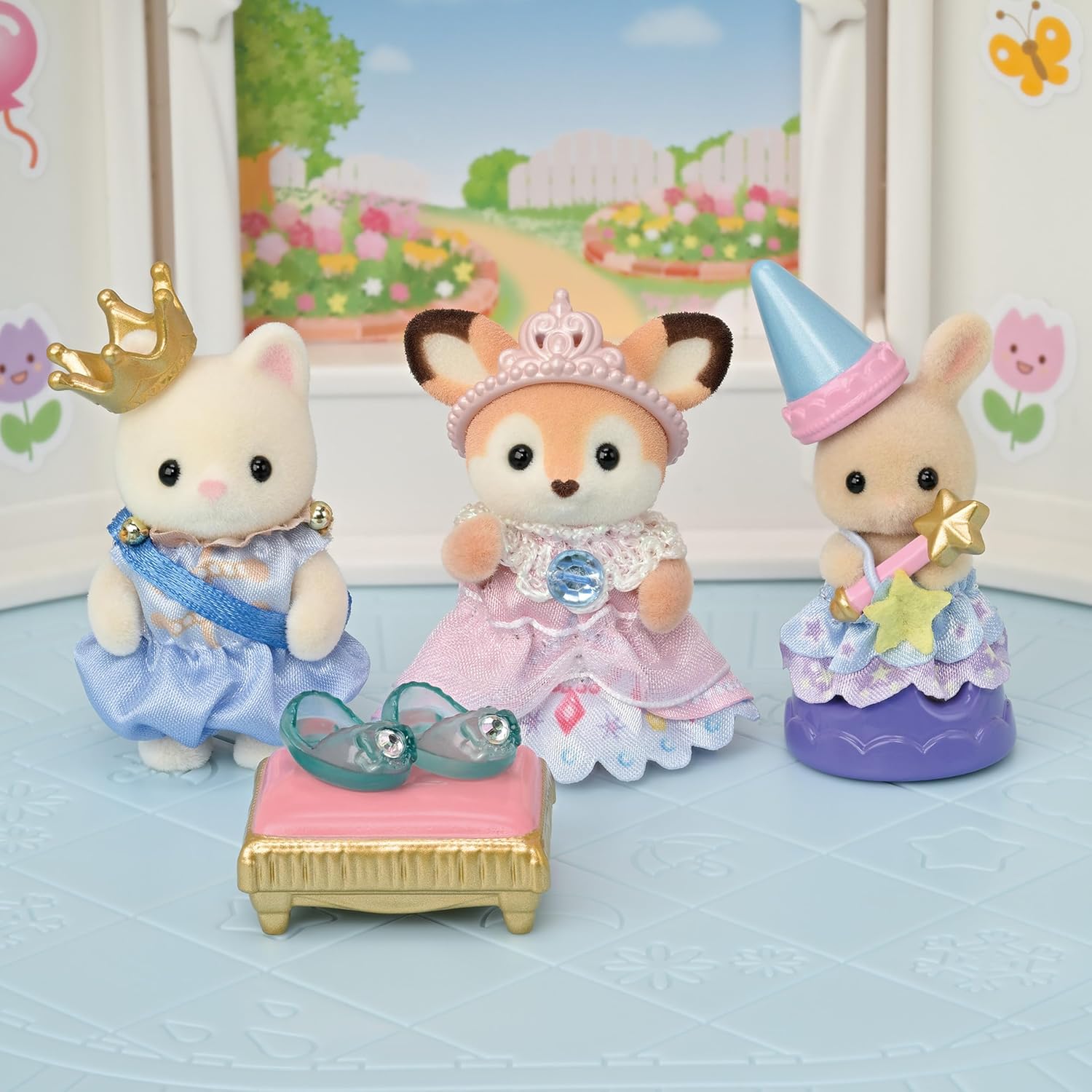 Sylvanian Families Set Jardim da Infancia Sapatinho de Cristal - Colecionavel - Hinoki