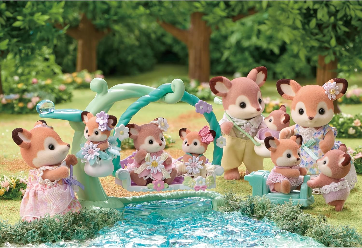 Sylvanian Families Familia dos Veados - Colecionavel - Hinoki