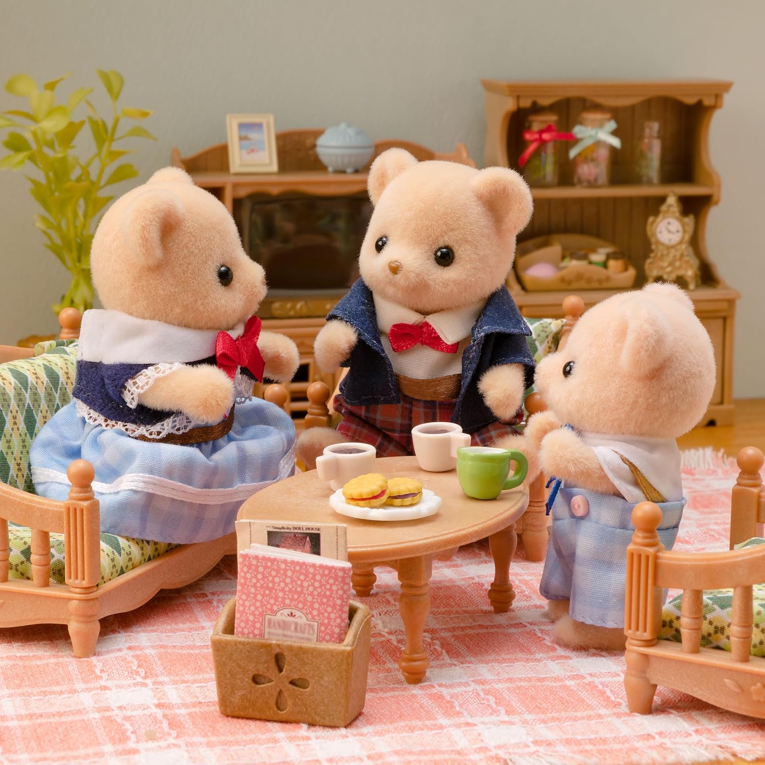 Sylvanian Families Familia dos Ursos Biscoito - Colecionavel - Hinoki