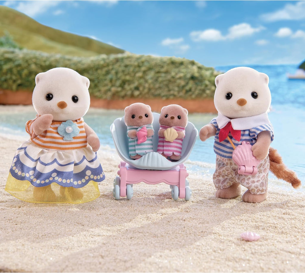 Sylvanian Families Familia das Lontras - Colecionavel - Hinoki