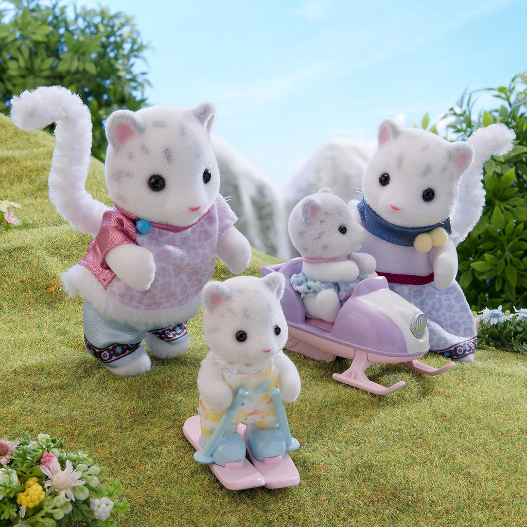 Sylvanian Families Leopardos de Neve kit do Ski - Colecionavel - Hinoki