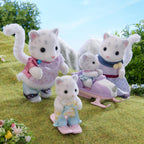 Sylvanian Families Leopardos de Neve kit do Ski - Colecionavel - Hinoki