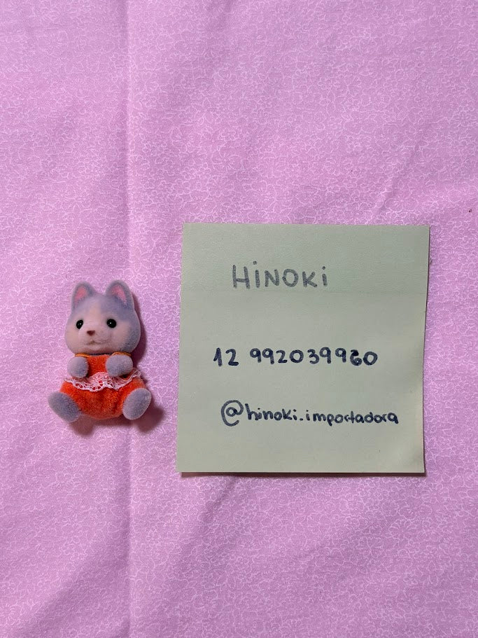 Sylvanian Families Lobo Bebe - Colecionavel - Hinoki