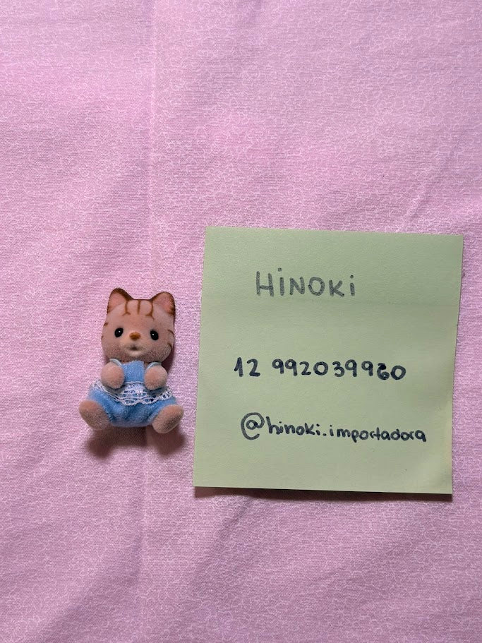 Sylvanian Families Bebe Gato Listrado - Colecionavel - Hinoki