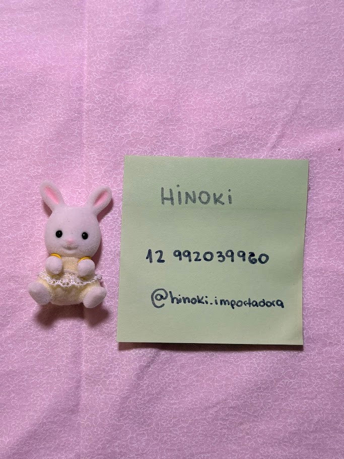 Sylvanian Families Bebe Coelho de Neve - Colecionavel - Hinoki