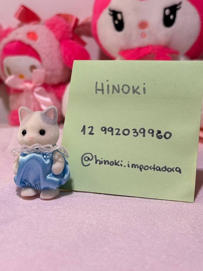 Sylvanian Families Bebe Gato Malhado Azul - Colecionavel - Hinoki