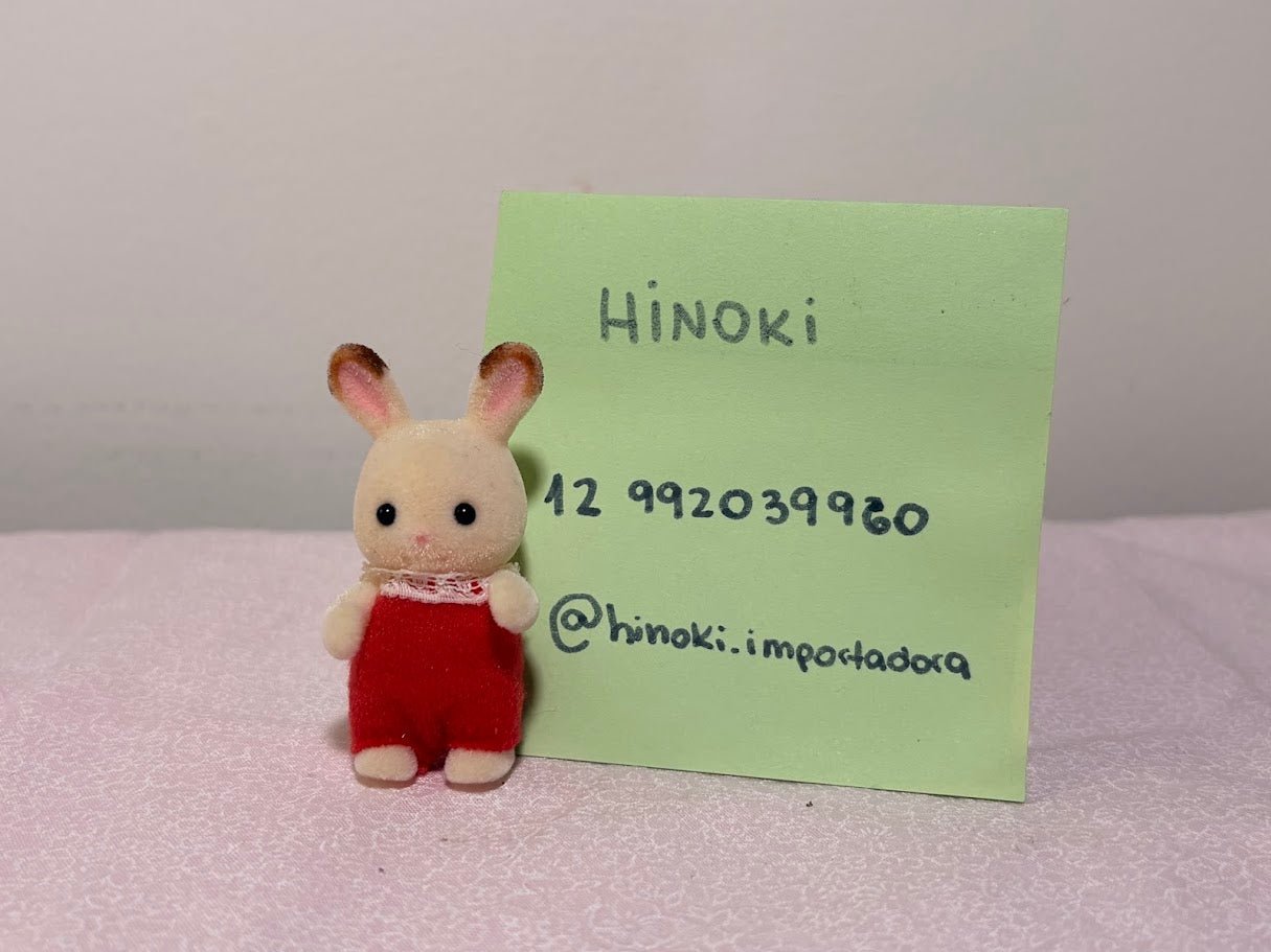 Sylvanian Families Bebe Coelho Chocolate - Colecionavel - Hinoki